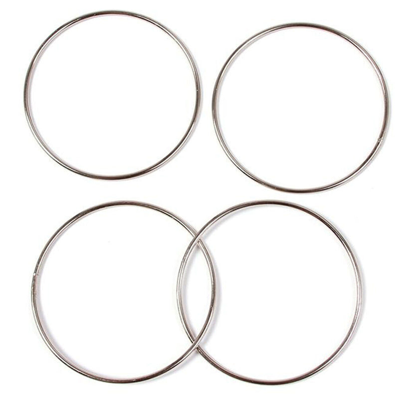 Linking Rings Tools Connected Magic Tricks Kit Magic Accessories 4 Rings JR