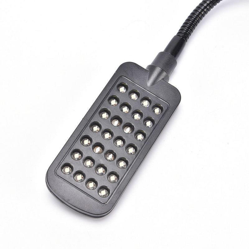 28 LED Aquarium Fish Tank Clamp Clip Lamp Light White & Blue Color Lighting M&O