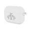 For AirPods Pro Headset Silicone Charging Case Protective Cover with Carabiner