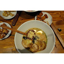 1 Pcs Wooden Soup Spoon Ramen Ladle Strainer Hot Pot Spoons Slotted Scoop C D6O4