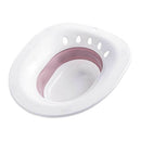 Hip Bath Tub for Toilets for Hemorrhoid Therapy Care Avoid Squatting Pink