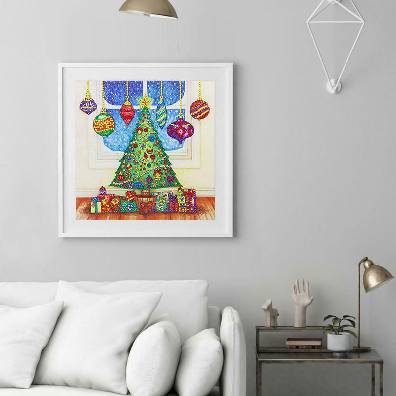 5D DIY Special Shaped Diamond Painting Christmas Tree Embroidery Craft Kits