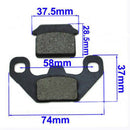 2 Set Brake Pads For Thumpstar SSR Demon Stomp 50cc 70cc 110cc 125cc Dirt Bike