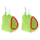2PCS Pet Hamster, Gerbil, Guinea Pig Cage Swing Comfy Nest Hammock
