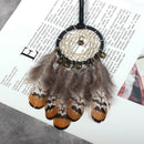 Bell Feathers Pure Handmade Small Dream Catcher Wall Hanging Pendant Decor