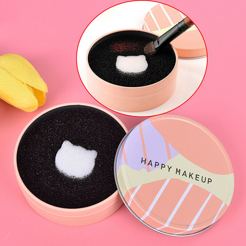 1Pc Makeup Brush Eye Shadow Color Clean Sponge Tool Remover Color Switch Box: Gw
