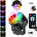 Sound Activated Strobe Disco Light Self-Propelled LED RGB Stage Lamp (CN) A