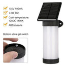 102 LED Solar Light Waterproof 3 Mode Solor Power Fire Flame Wall Light Fli O5W3