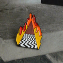 Creative Volcanic Brooch Badges Backpack Jacket Decor Unisex Jewelry Gift