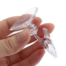 1Pc Clear Plastic Suction Cup Clip Advertising Clip Suction Cup TransparentSEAU