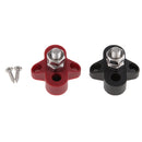 2 Pcs Red & Black Junction Block Power Post Insulated Terminal Stud 8mm M8