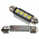 2x Festoon CANBUS 41mm C5W SV8 5050 Light Bulb Interior Number Plate White
