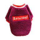 2x Lovely Dog Warm Sweater Vest Dog Soft Comfortable