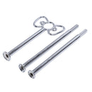 1set 2 3 Tier Cake Plate Stand Heavy Metal Center Handle Fitting Hardware