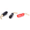 8PCS 2MM Audio Speaker Cable Pin Plug Banana Connector Screw For HifiNew MO
