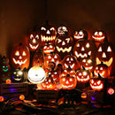 8 inch Halloween Pumpkin Night Light Talking Pumpkin Lantern Scene Layout