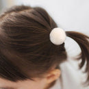 Pompom Ponytail Rope Ring Hair Elastic Girls Band Ball Hairband Holder