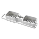 Adjustable Faucet Rack Kitchen Bathroom Drain Holders Soap Dishcloth Shelf