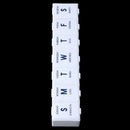 Illiteracy Weekly Pill Box Daily Organiser Medicine Tablet Storage Dispenser