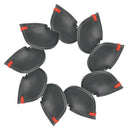 9Pcs PVC Golf Club Protector Case Cover Iron Wedges Head Cover Accessories Set