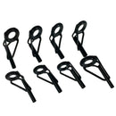 80Pcs/set Sea Fishing Rod Pole Guide Tip Top Ring Eye Repair Kit Stainless Steel