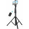 17.5" - 51" Selfie Stick Tripod Extendable w/ Bluetooth Remote Lightweight