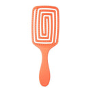 Hollow Hair Brush Scalp Massage Comb Hairdress Styling Hairbrush (Orange)