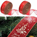 6.3*200cm Christmas Tree Hanging Ribbon Belt Decoration Xmas Party Ornament NEW