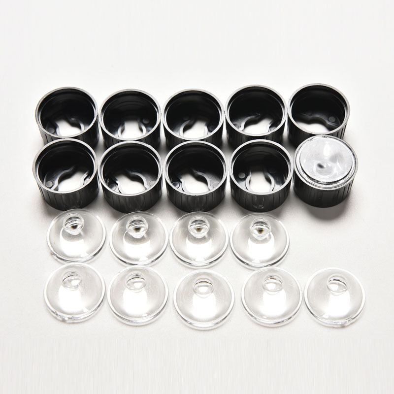 5 degree Lens Reflector Collimator with Holder Set For 1w 3w 5w LED Ship Fa JR