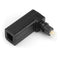 Right Angle Digital Optical Toslink Fiber Optic Adaptor, 360 Degree RotatablL2C8