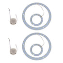 2Pcs LED Module Board with Driver Ceiling Lamp Downlight Bulb White 23W-24W 220V