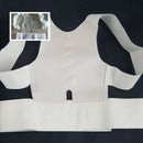 White Comfortable Adjustable Magnetic Posture Support Corrector Body's Back