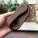 New Leather Racket Boston Coin Coin Pocket Thick Leather Men and Women Defe