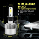 H3 LED CAR LAMP 200W 20000LM HEADLIGHT KIT Driving Beam Bulbs Globes 6000K-6500K