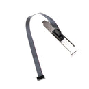 Motherboard Serial 9Pin RS232 DB9 Com Port Ribbon Cable Connector Bracket Slo ~ï¼ˆ