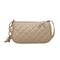 Fashion Lattice Pattern Women Handbag Chain Shoulder Underarm Bag (Khaki)