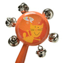 Whistle Hand Rattles Cartoon Animal Wooden Hand Bells Baby Kid Musical ToyOZ