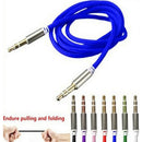 3.5mm Jack Male to Male Car Aux Auxiliary Cord Stereo Audio Cable For Phone FT