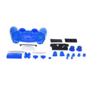 Blue Controller Shell Case+Buttons Replacement Parts For  Dualshock 4