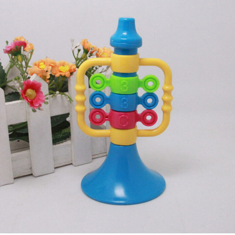 Baby Cute Trumpet Speaker Children Musical Instruments Educational Hooter ToysMO
