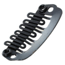 50pcs Black U Shape Clips for Hair Extension Weft 23mm G1D3