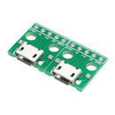 10pcs MICRO USB to DIP Adapter 5pin female connector B type pcb converter A