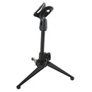 Adjustable Foldable Desktop Microphone Tripod Stand Holder with Mic Clip