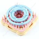 9 pcs Yarn Craft Maker Flowers Set Of 6 Sizes Pattern Tassels Loom Kit New