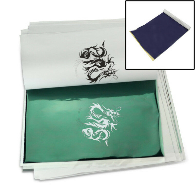 10Pcs 4 Layers A4 Size Carbon Stencil Thermal Tattoo Transfer Paper Copier Kit