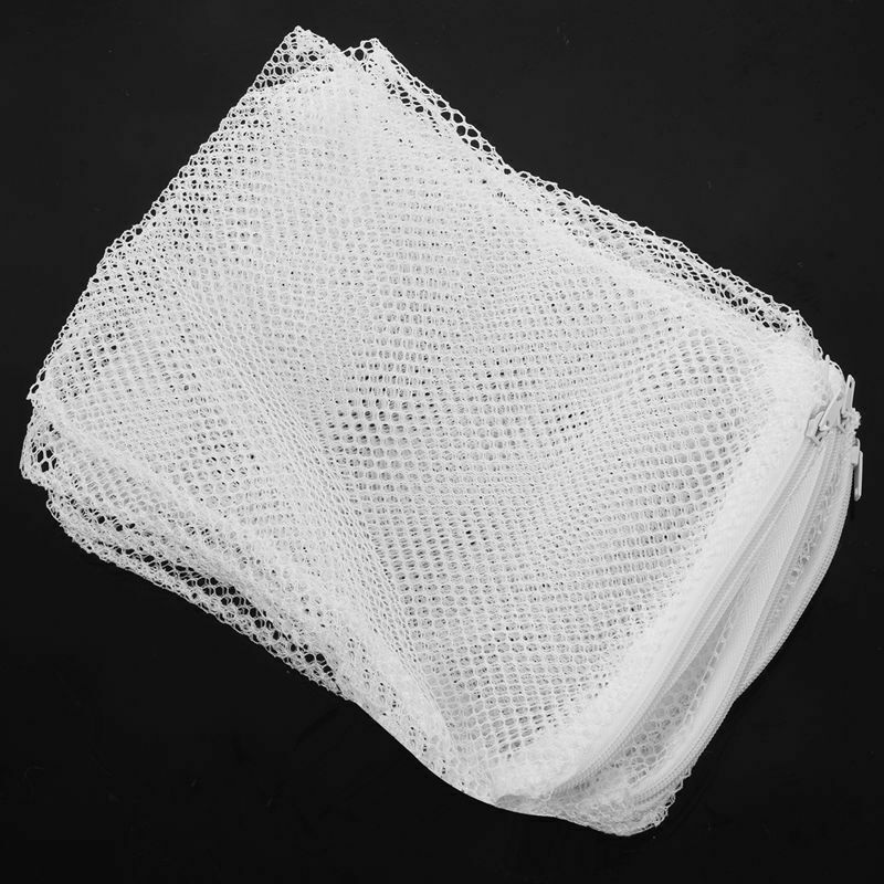 Aquarium Filter Media Fish Isolation Net Bag Pouch 21x15cm 6pcs X8Q4