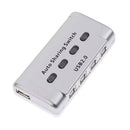 4Ports USB 2.0 Auto Sharing Switch HUB Selector For Printers Scanner