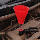 Detachable Oil Funnel Car Engine Vehicle Fluid Filling Durable Adjustable Width
