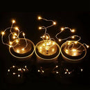 6 Pack Solar Mason Jar Lights, 10 Led String Fairy Firefly Lights Lids Inse