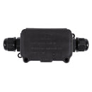 IP65 Waterproof Outdoor 2 Way PG9 Gland Electrical Junction Box Black